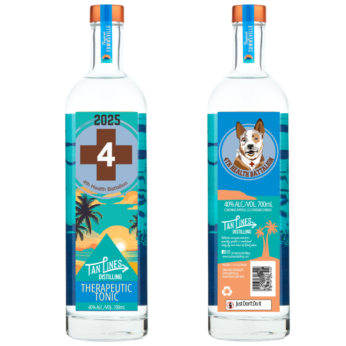 4th Health Bettalion: Therapeudic Tonic (700ml - Gin)